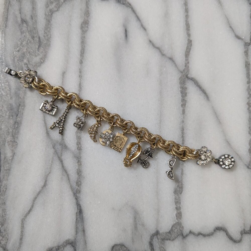 NWOT Banana Republic Charm Bracelet Gold - Picture 7 of 14